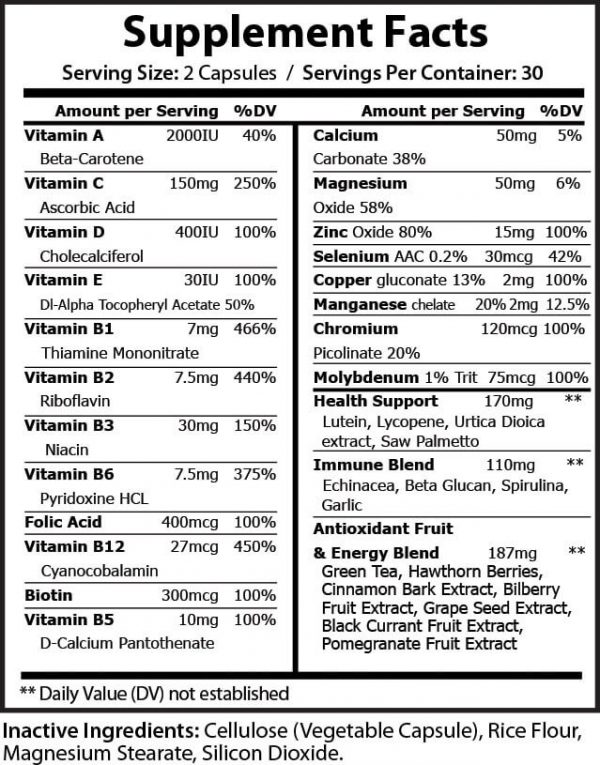 Nu-Multivitamin for men - Image 2